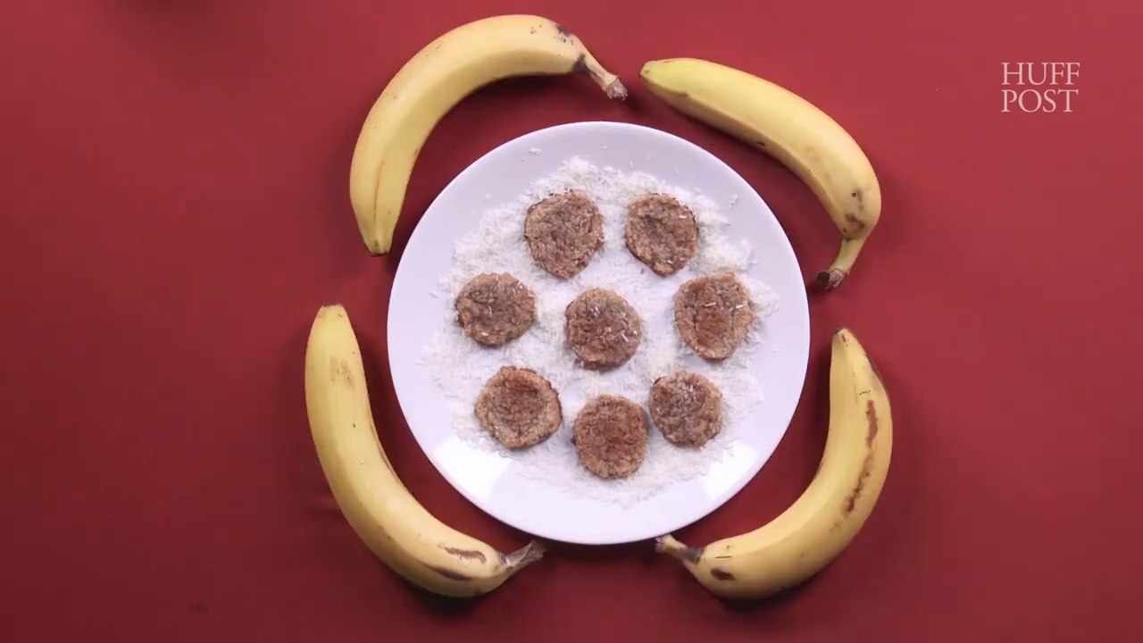 Galletas de coco y plátano
