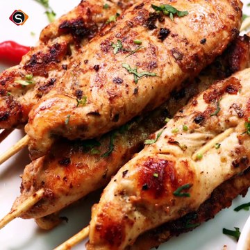 Satay Chicken - Chicken Satay Recipe with Peanut Sauce - SooperChef