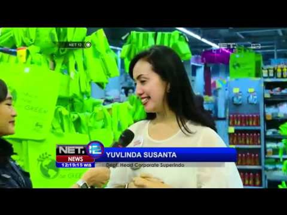 Live Report Uji Coba Plastik Berbayar - NET12