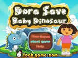 Dora the explorer for children, Dora save baby Dinosaur
