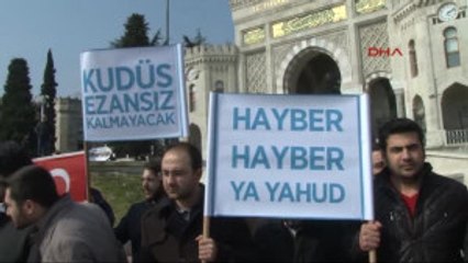Beyazıt Meydanı'nda Israil Protestosu