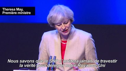 Ecosse: May dénonce l'"obsession" du SNP pour l'indépendance