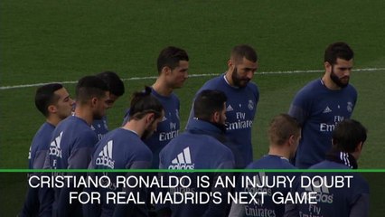 Ronaldo an injury doubt after training alone