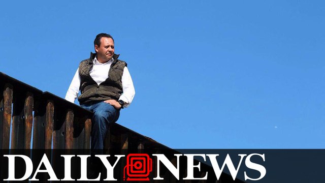 Mexican Congressman Scales Border Fence To Ridicule Trump's Wall