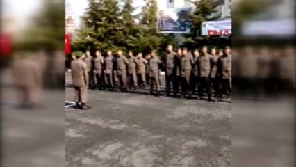 Tekirdağ Asker Yemin Töreninde Süpriz Evlilik Teklifi
