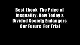 Best Ebook  The Price of Inequality: How Today s Divided Society Endangers Our Future  For Trial