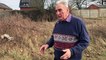 Vincent Dufour, 80 ans, a dû déblayer des kilos d'encombrants déposés sur un terrain par des inconnus