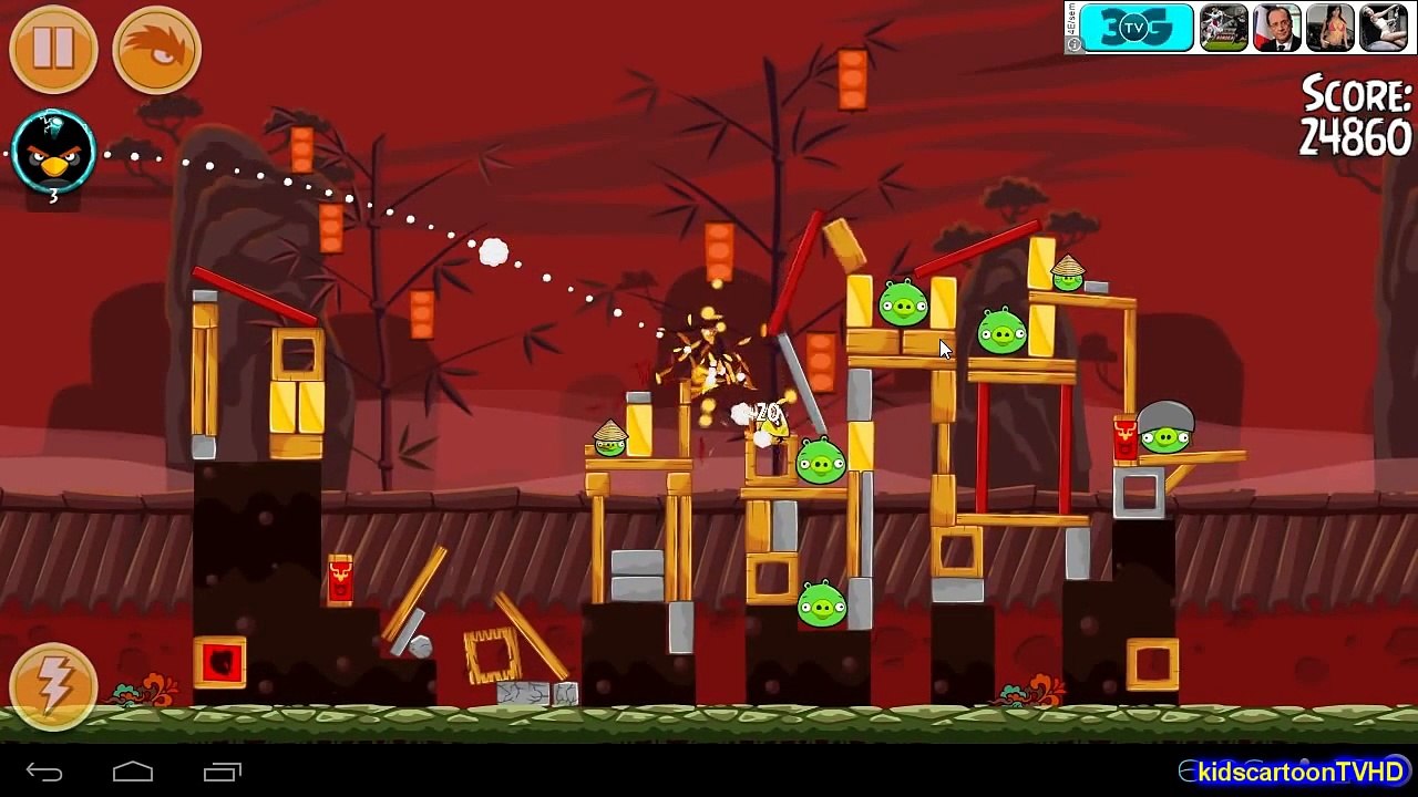 Angry Birds Seasons - Year of the Dragon Walkthrough Part 1