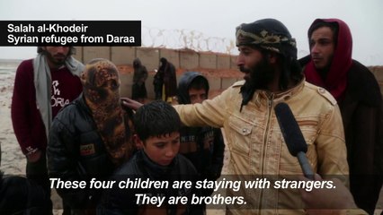 In Jordan, trapped Syrians tell of misery in no man's land