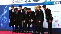 [Z영상] 엑소(EXO), 역시 우리는 엄지척!(제6회 가온차트 뮤직 어워즈 GAONCHART MUSIC AWARDS Red Carpet)