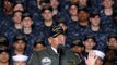 Trump talks defense funding aboard the USS Gerald R. Ford