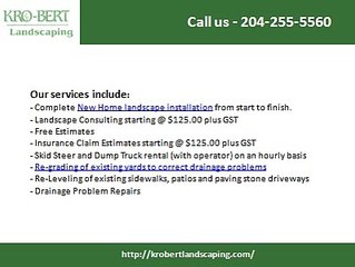 Landscaping Services Winnipeg - Krobertlandscaping.com