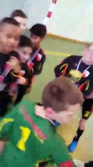 VICTOIRE DES U11 AU TOURNOI EN SALLE DE LA MADELEINE 25/02/17