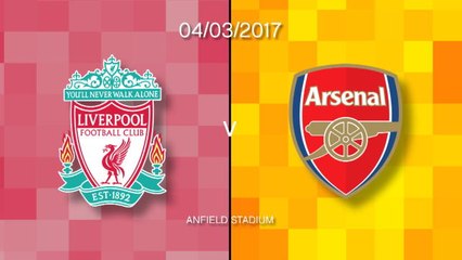 Liverpool v Arsenal in words and numbers