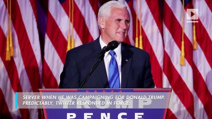 Twitter was merciless when it found out Mike Pence had a private email server