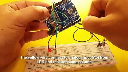 Arduino LDR with LED