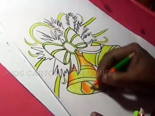 How to Draw Jingle bells Drawing step by step