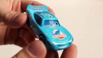 Unboxing Disney Pixar Cars Piston Cup Die-Cast Set Lightening McQueen, The King and Chick