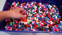 Play Doh Glitter Powder Glue Slime Water Balloons Syringe Learn Colors Toy Surprise Eggs