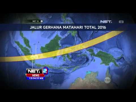 Peningkatan Akses ke Daerah Lintasan Gerhana Matahari Total - NET12