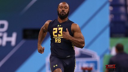 Samaje Perine runs 40-yard dash