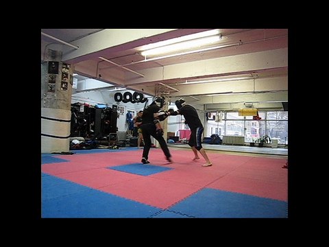 Simon Vs Alistair - Part 2 - Single Stick Sparring - Febuary 14 - 2010
