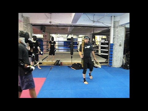 Nico VS - John - Single Stick - Sparring 28 juin - 2009