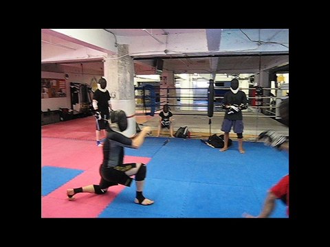 John VS Andre - Single Stick Sparring - 28 Juin - 2009