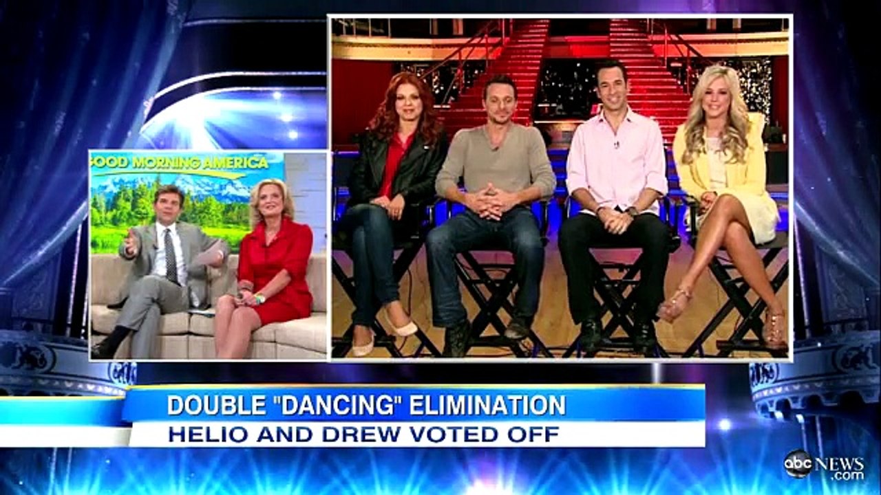 Helio Castroneves & Chelsie Hightower - Double Elimination on GMA