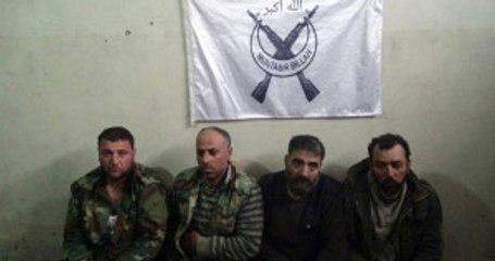 Türkmen Tugayı Suriye'de 4 Esad Subayını Esir Aldı