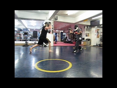 Eric Vs Simon - Single Stick Sparring - Febuary 19 - 2010