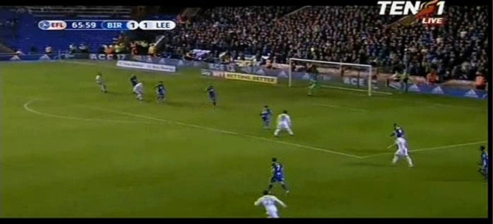 Chris Wood Second Goal HD - Birmingham 1-2 Leeds Utd 03.03.2017
