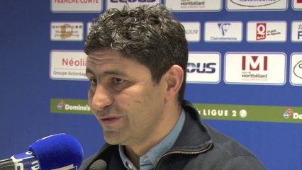 Après Sochaux - HAC (0-1), réaction d'Oswald Tanchot