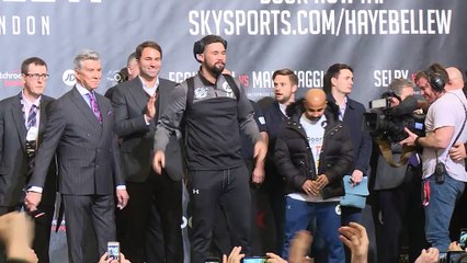 Boxe - Haye vs. Bellew : La pesée