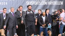 Boxe - Haye vs. Bellew : La pesée