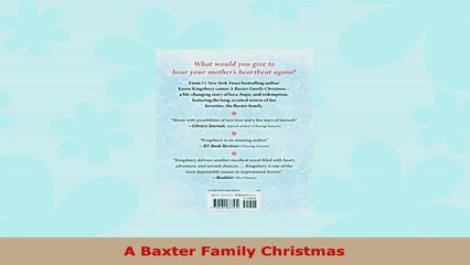 READ ONLINE  A Baxter Family Christmas