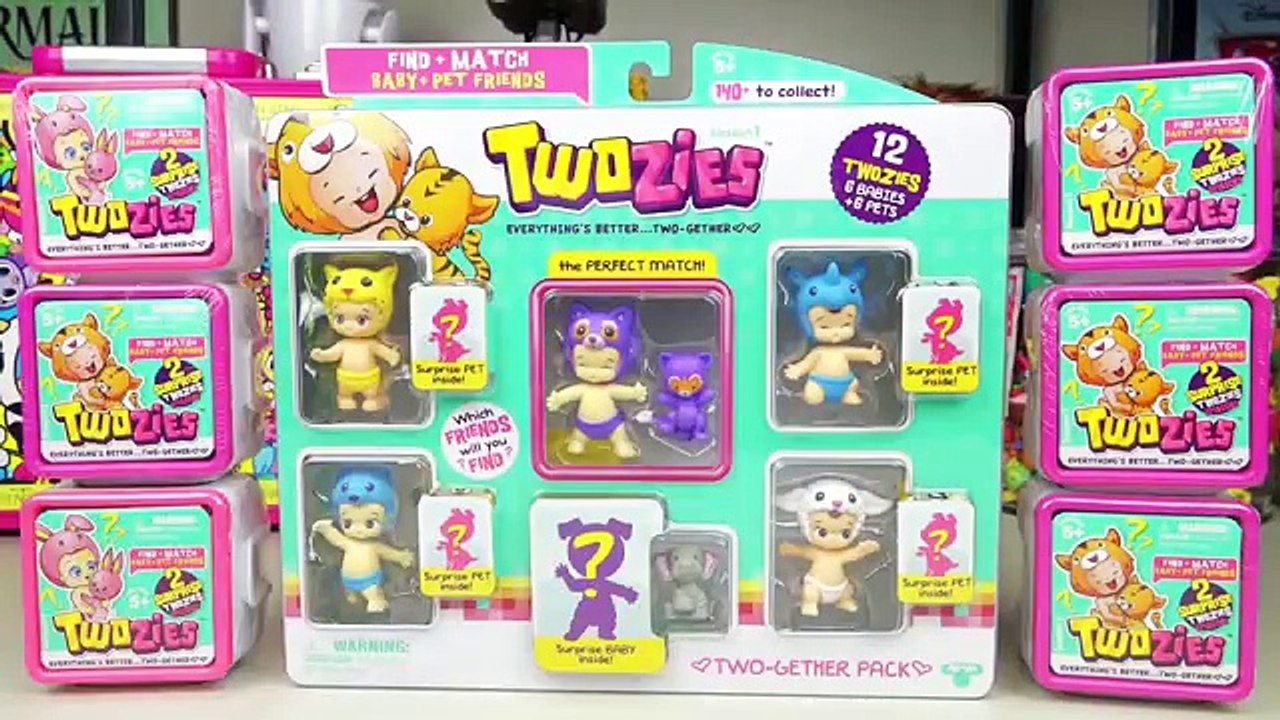NEW TWOZIES Babies & Pets Surprise Toys by Moose Toys Twosies Unboxing Kinder Playtime