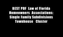 BEST PDF  Law of Florida Homeowners  Associations: Single Family Subdivisions Townhouse   Cluster