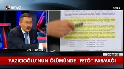 İstihbarat müdürünün Yazıcıoğlu notu