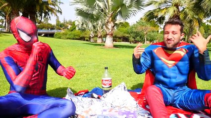 Spiderman & Frozen Elsa vs Maleficent Surprise Egg Treasure Hunt - Fun Superhero in Real l