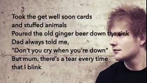 Ed Sheeran - Supermarket Flowers (Lyrics)