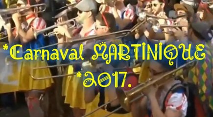 Carnaval Martinique 2017,avec "Dumb And Brass" de Paris..