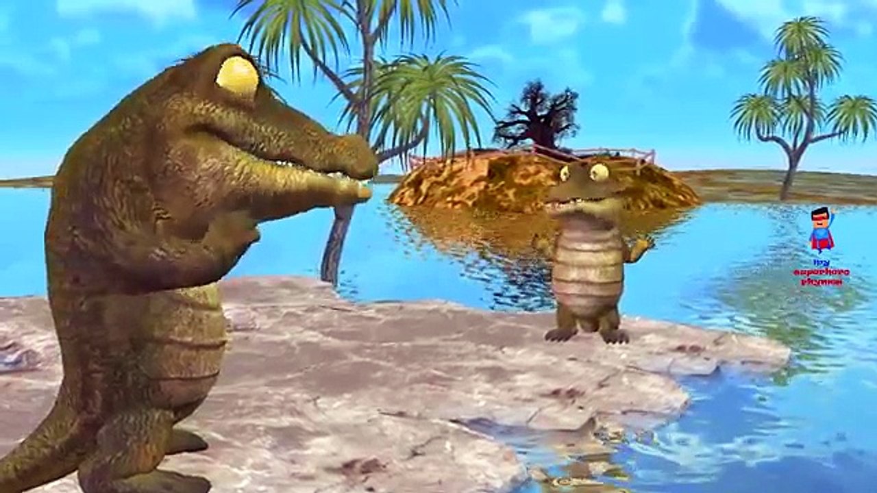 Crocodile Sharks Cartoons Johny Johny Yes Papa Rhymes | Finger Family Children Nursery Rhy