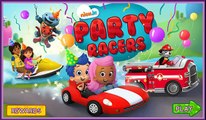 Nick Jr Party Racers! Dora and Friends Game, Bubble Guppies, Wallykazam, and The Paw Patrol!