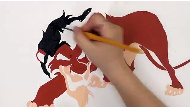 SPEED DRAWING SCAR - Disney The Lion King Watercolor Painting SUBSCRIBE HERE: goo.g