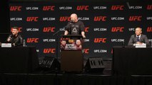 Michael Bisping and Georges St-Pierre come together for fight announcement, barbs and icy glares