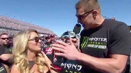 Rob Gronkowski Tries to Get Girls to Say "69"