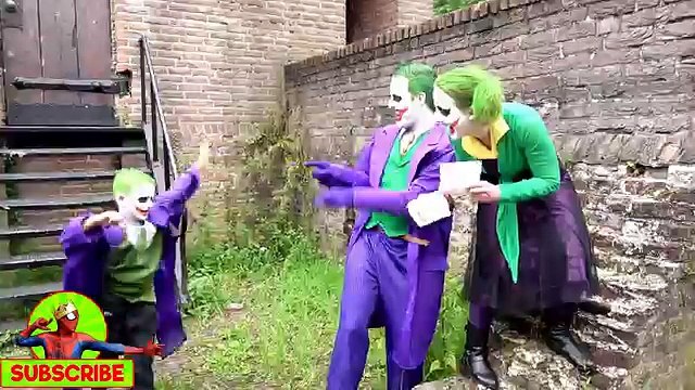 Frozen Elsa & Spiderman + Bad BABY JOKER Kidnapped Prank Supergirl, Spidergirl Funny Super
