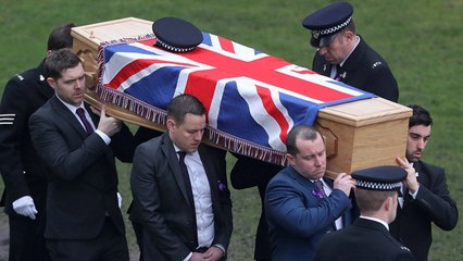 Gavin Smith: Police Interceptor's Funeral held in Durham