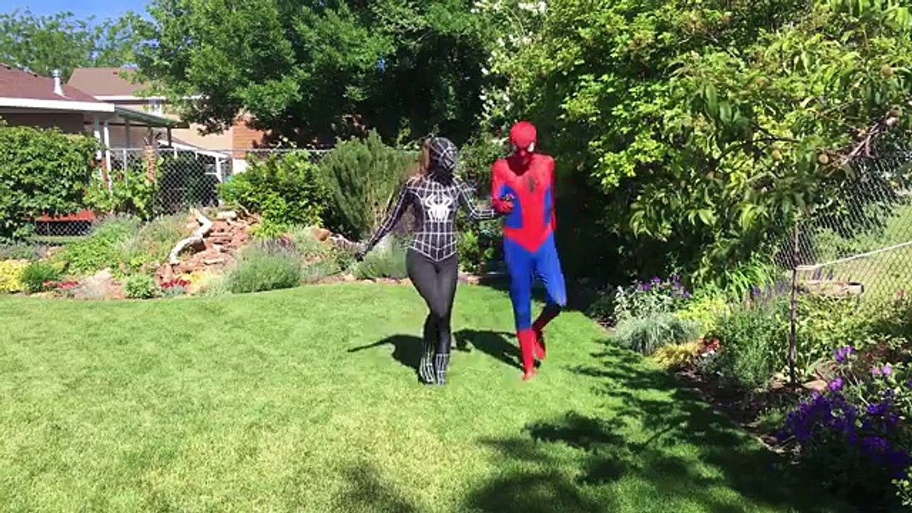 Black Spidergirl Gets Married Spider Elsa Compilation Fun Superhero Movie In Real Life In
